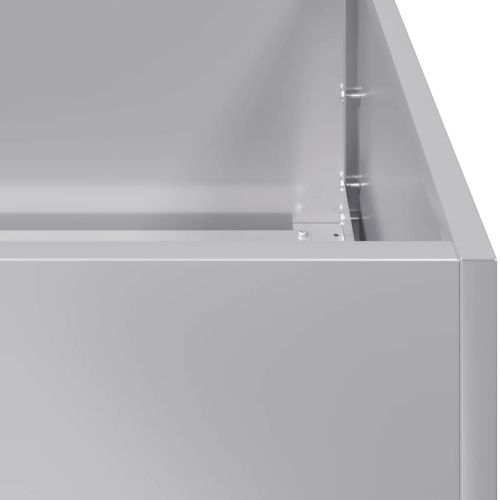 Кашпа, 120x40x80 см, поцинкована стомана