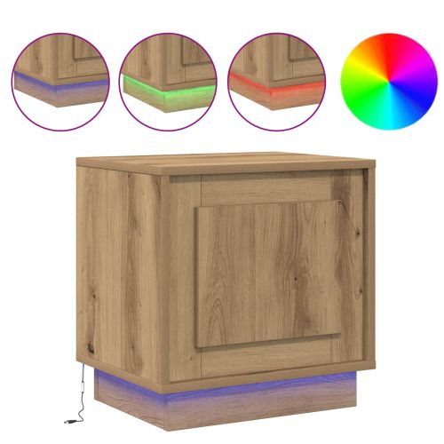 Нощен шкаф Дъб 44 x 34,5 x 45 см Инженерно дърво