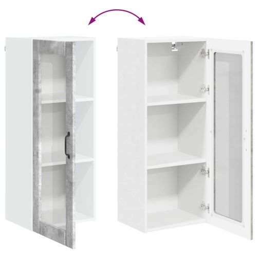 Панел за миялна машина Lucca Бетонно сиво 40 x 31 x 100 см