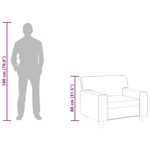 Стол кресло, виненочервен, 60 см, изкуствена кожа