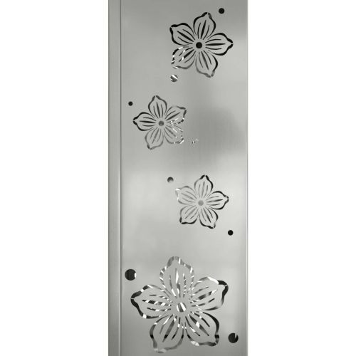 Соларна LED светлина за пътека 2 pcs Сребрист