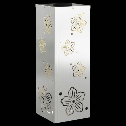 Соларна LED светлина за пътека 2 pcs Сребрист