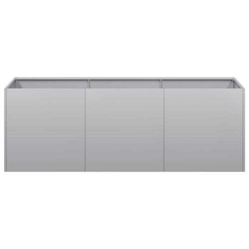 Кашпа, 120x40x40 см, поцинкована стомана