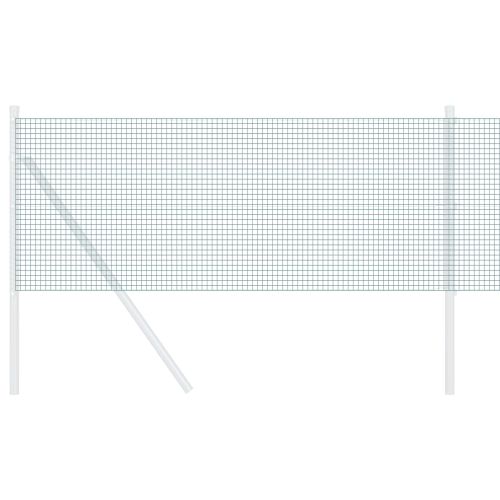 Заварена мрежа ограда Зелен 0.4 x 25 м