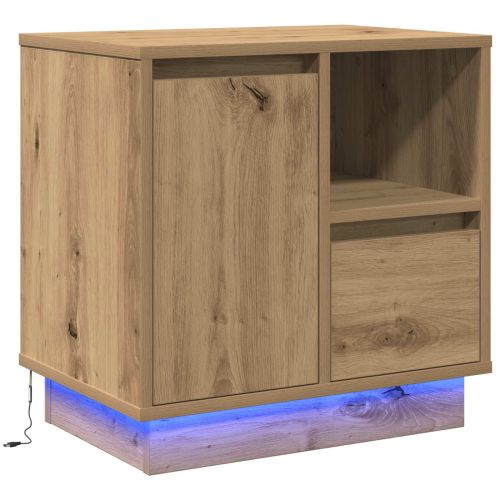 Нощен шкаф Дъб 50 x 34,5 x 50 см. Инженерна дървесина