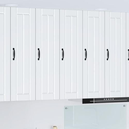 Кухненски шкаф Бяло 30 x 31 x 100 см Инженерно дърво