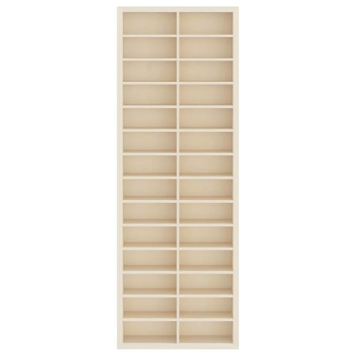 Стена дисплей кутия Бежово 21 x 4,5 x 59 см Инженерно дърво
