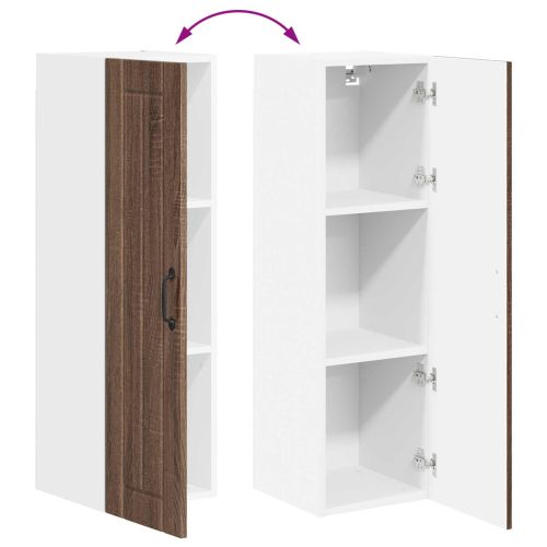 Кухненски шкаф Кафяв дъб 30 x 31 x 100 см Инженерно дърво