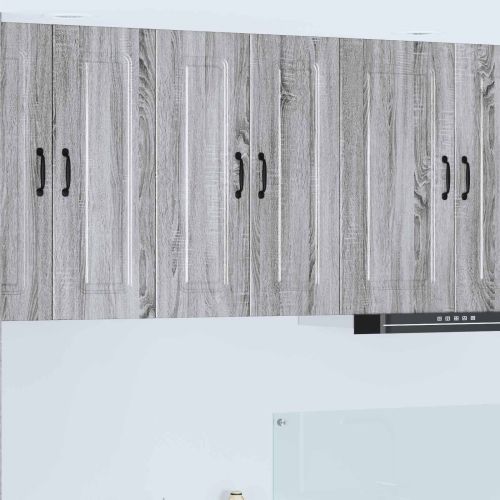 Панел за миялна машина Kalmar 2 pcs Сив Сонома 30 x 31 x 80 см