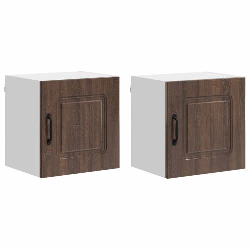 Кухненски шкаф Kalmar 2 pcs Кафяв дъб 40 x 31 x 40 см
