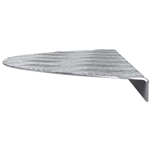Стъпало Полумесец 5 pcs Сребрист 60 x 18 x 2,5 см Алуминий