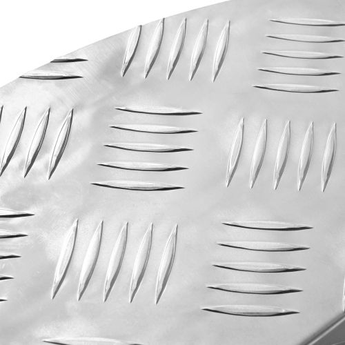 Стъпало Полумесец 5 pcs Сребрист 60 x 18 x 2,5 см Алуминий