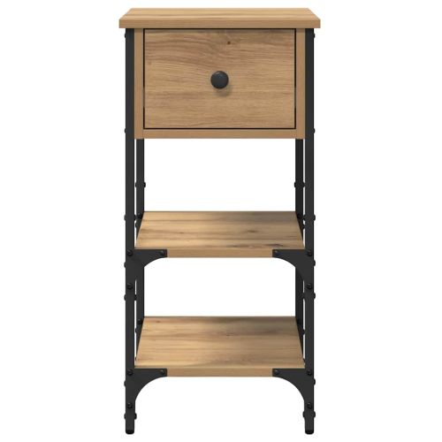 Нощен шкаф с чекмедже 2 pcs Кафяво 33.5 x 36 x 70 см
