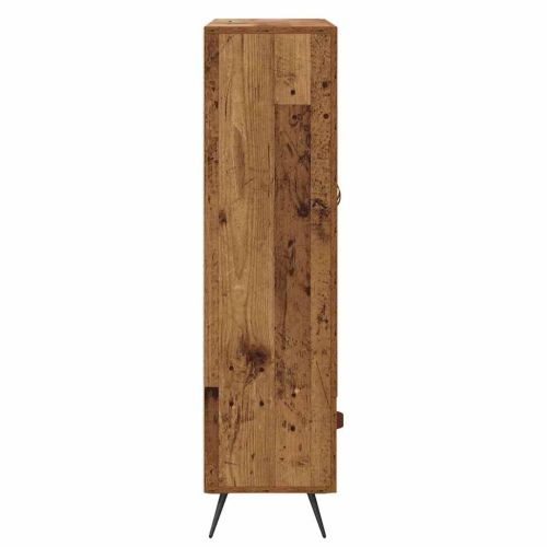 Висок шкаф с чекмедже Старо дърво 69,5 x 31 x 115 см