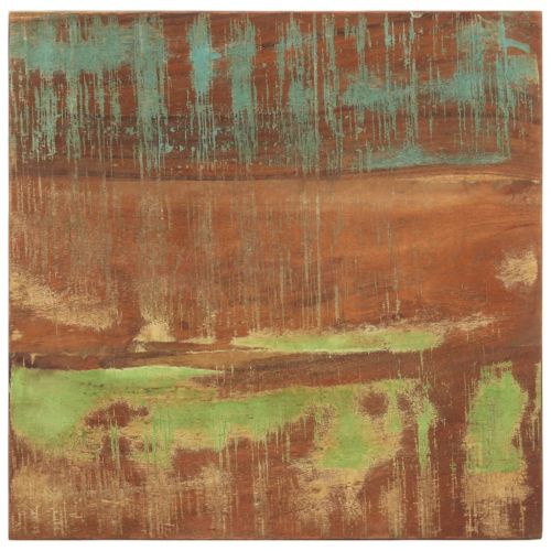 Странична маса, 35x35x55 cм, регенерирано дърво масив
