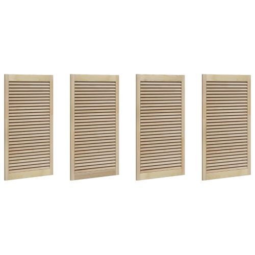 Врата за шкаф с врата 4 pcs Естествен 110 x 2,1 x 59,5 см