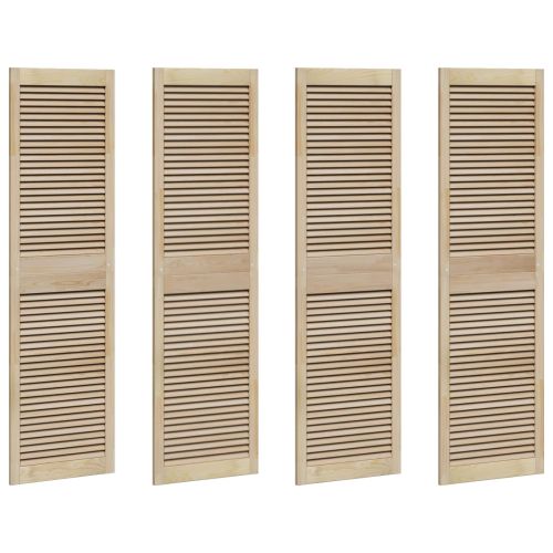 Врата за шкаф с врата 4 pcs Естествен 170 x 2,1 x 49,5 см