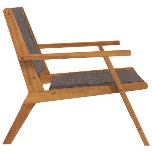 Градинска мебел 2 pcs Сив 67 x 76 x 73 см