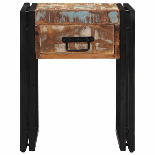 Крайна масичка 40 x 40 x 50 cm Солидно възстановено дърво