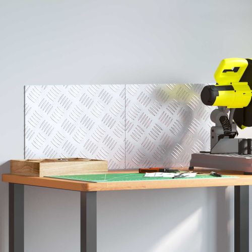 Стъпало Правоъгълна 2 pcs Сребрист 40 x 30 cm Алуминий