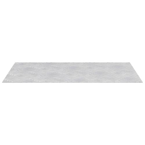 Стъпало Правоъгълна 4 pcs Сребрист 50 x 30 cm Алуминий