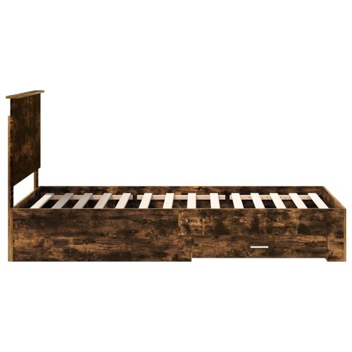 Рамка за легло с таблото Димян дъб 100 x 200 cm Инженерно дърво