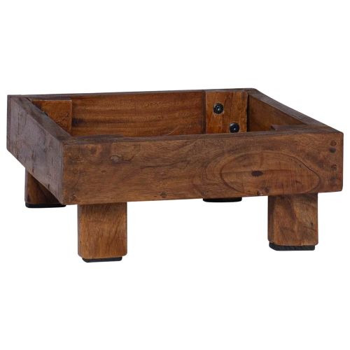 Стойка за растения 3 pcs Кафяво Махагоново дърво