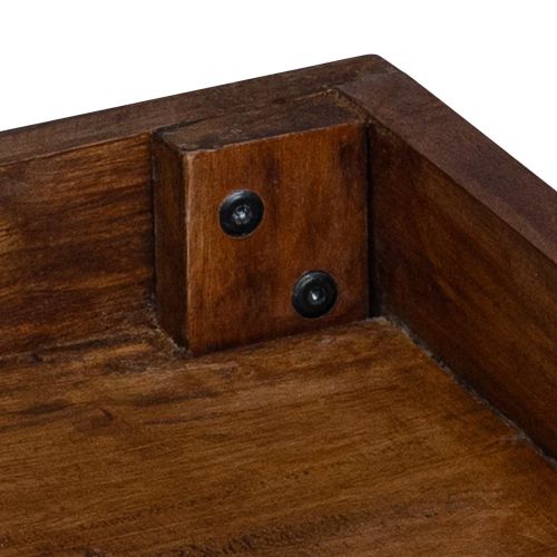 Стойка за растения 3 pcs Кафяво Махагоново дърво