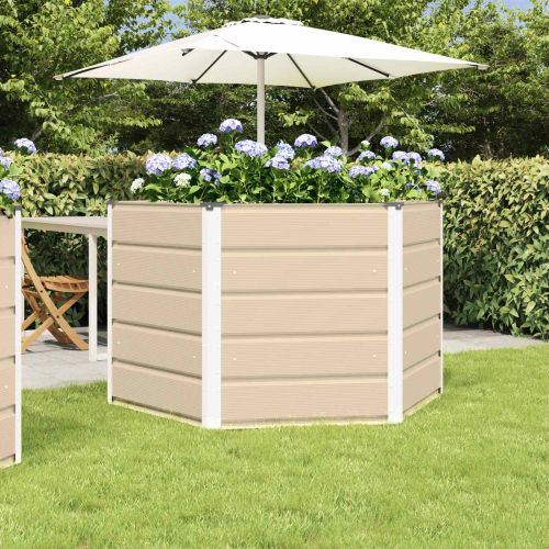 Кашпа Слонова кост 129 x 129 x 75 см Стомана