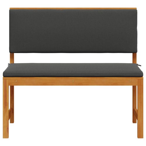 Градински стол с възглавница Кафяво 100 x 50 x 91 см