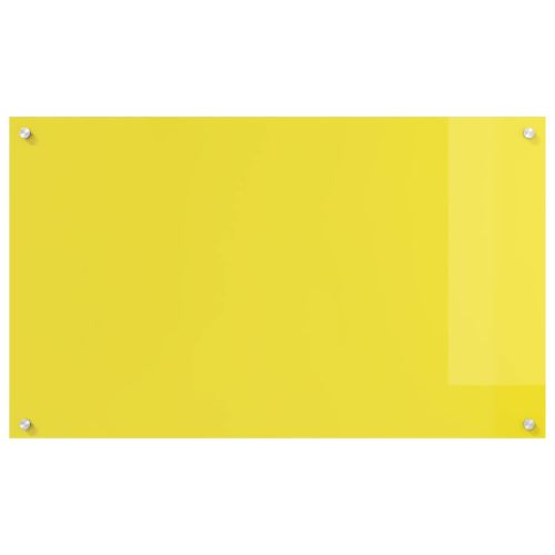 Кухненски заден панел Жълто 100 x 60 cm закалено стъкло
