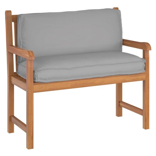 Възглавница Сив 120 x 40 x 12 cm Оксфордска тъкан