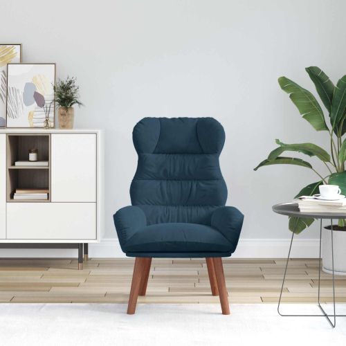 фотьойл Синьо 69 x 74 x 93 см Кадифе