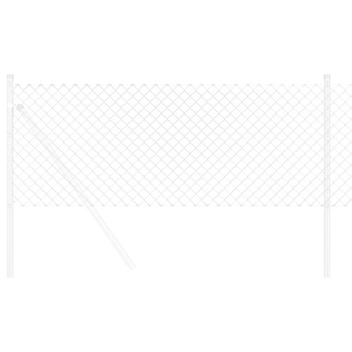 Оградa от мрежа Сребрист 10 x 0,6 м Поцинкована стомана