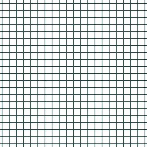 Заварена мрежа ограда Зелен 0.8 x 10 m