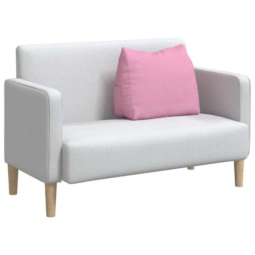 Възглавница за гръб Розово 60 x 20 x 50 см текстил