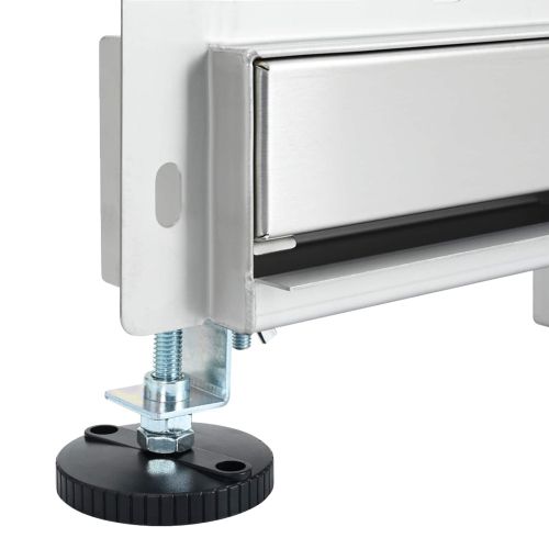 Стенен душов отвод Сребрист 90 cm Неръждаема стомана 304