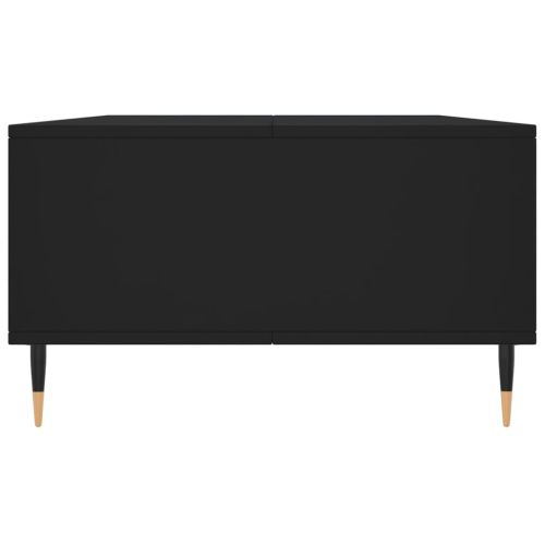 Кафе маса, черна, 104x60x35 см, инженерно дърво