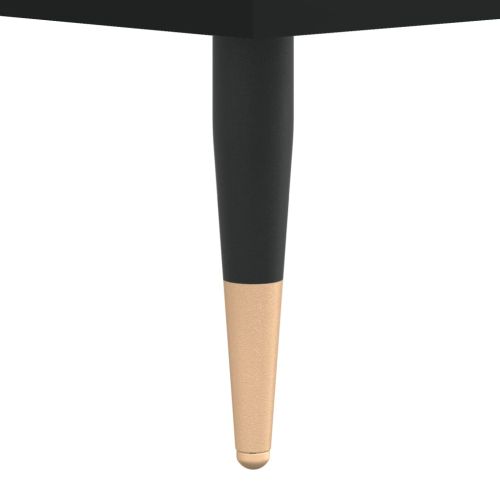 Кафе маса, черна, 104x60x35 см, инженерно дърво