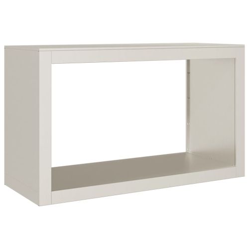 Стойка за дърва за огрев 100x40x60 cm Патинираща стомана