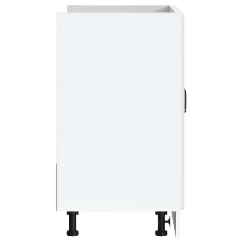 Шкаф за мивка, Lucca, бял, инженерно дърво