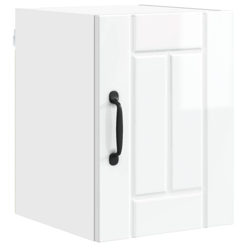 Кухненски шкаф 2 pcs Лъскаво бяло 30 x 31 x 40 см