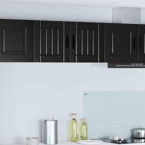 Стенен шкаф Lucca 2 pcs Черно 40 x 31 x 40 см