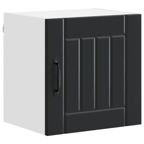 Стенен шкаф Lucca 2 pcs Черно 40 x 31 x 40 см
