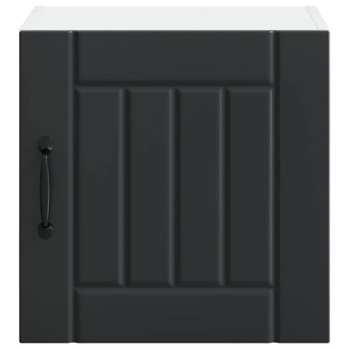 Стенен шкаф Lucca 2 pcs Черно 40 x 31 x 40 см