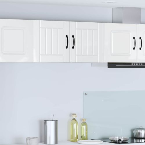 Стенен шкаф LUCCA 2 pcs Бял гланц 40 x 31 x 40 см