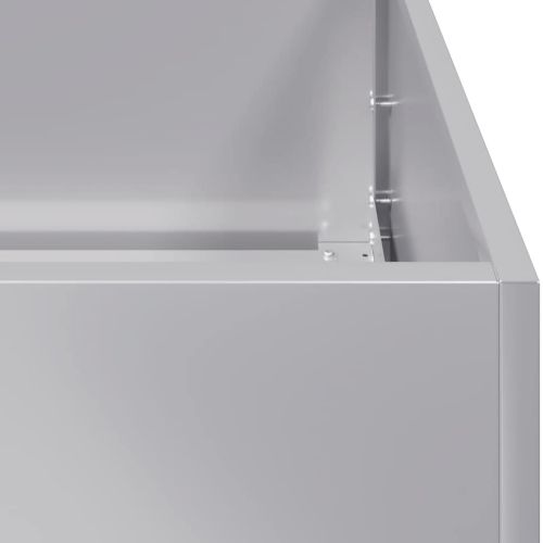 Кашпа, 80x40x80 см, поцинкована стомана