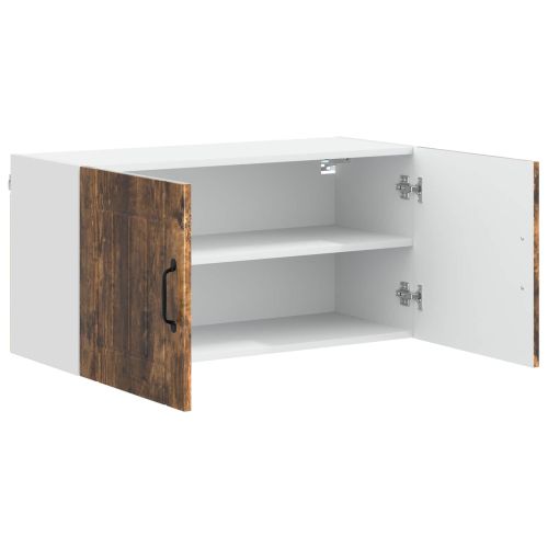 Стенен шкаф Lucca Опушен дъб 80 x 31 x 40 см