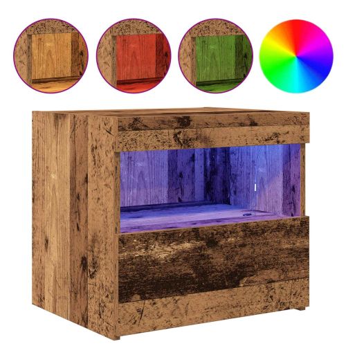 Нощен шкаф Старо дърво 50 x 40 x 45 cm Инженерно дърво