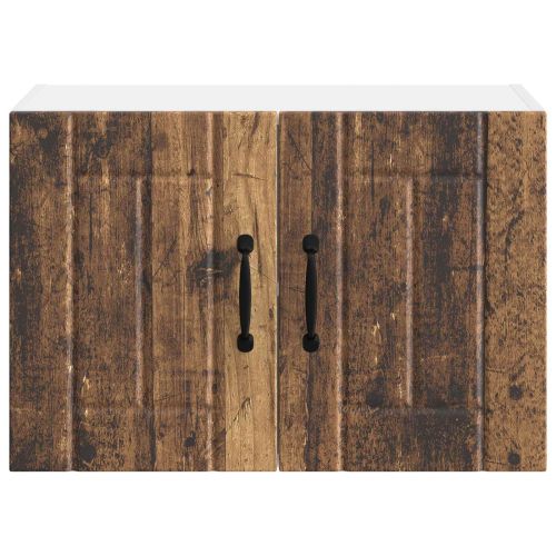 Стенен шкаф LUCCA 2 pcs Старо дърво 60 x 31 x 40 см
